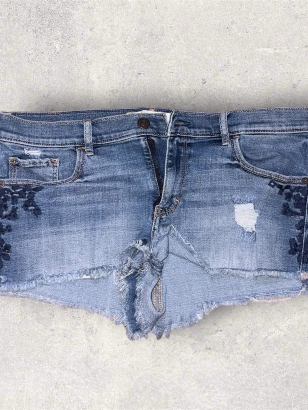 Abercrombie & Fitch Blue Denim Jean Shorts